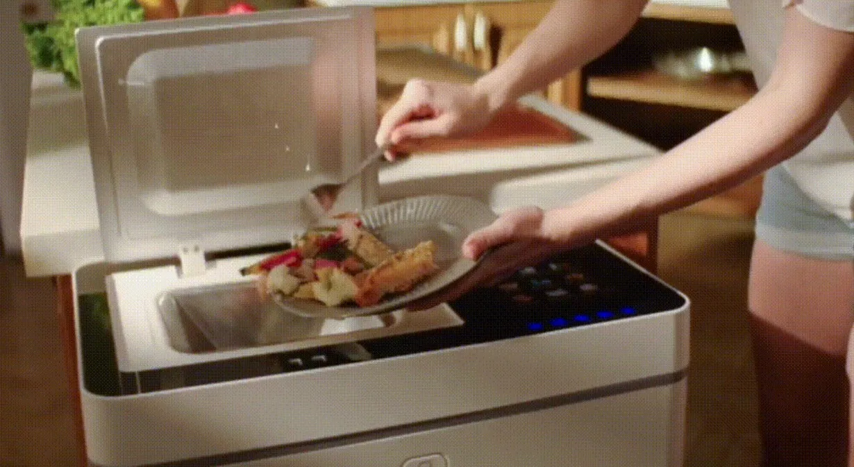 Smart Countertop Compost Machine Odor Free Automatic For Kitchen