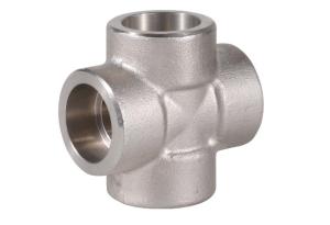 Quality ASME B16.9 SS304 SS316 Cross Pipe Fittings Butt Weld Cross Forged wholesale