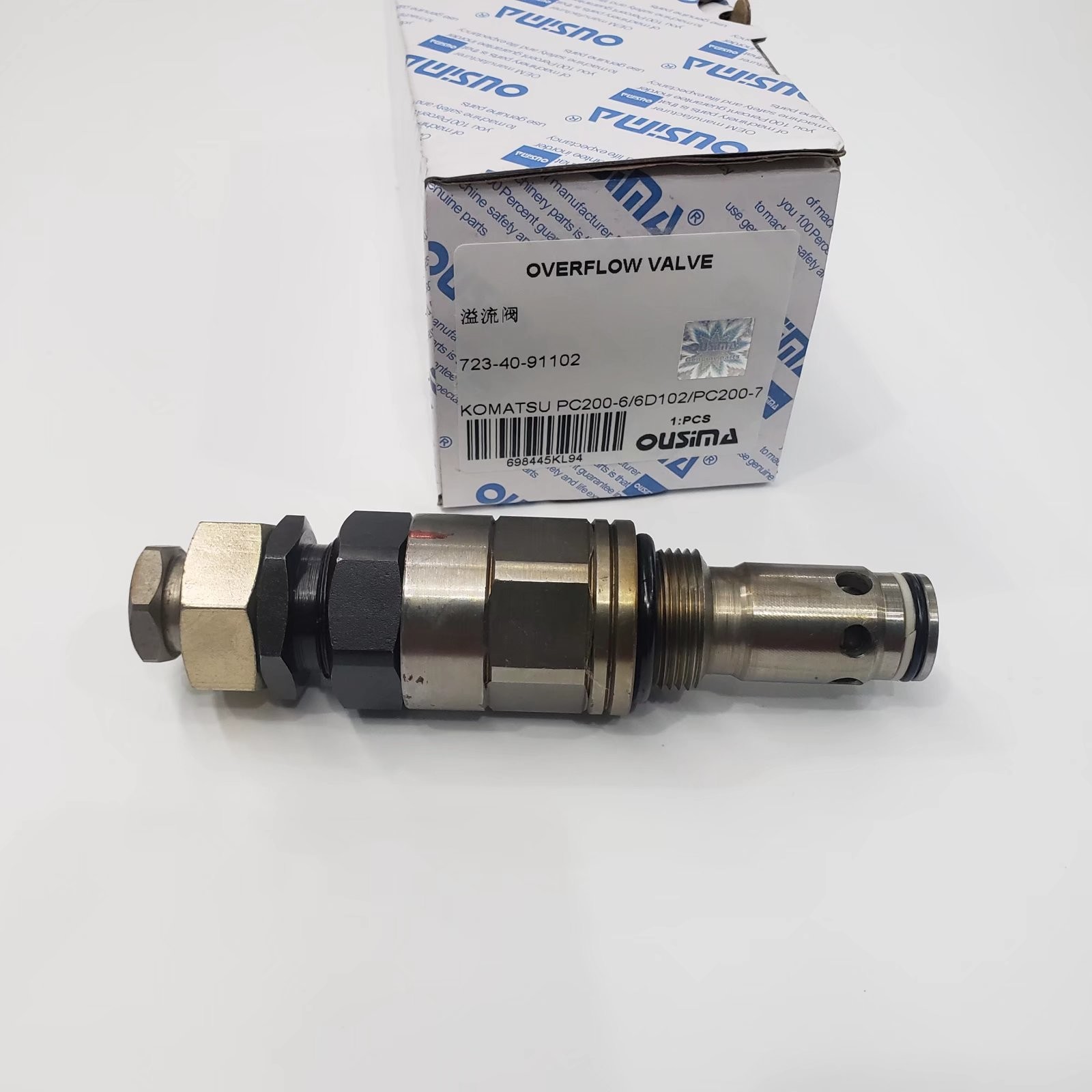 PC200-6 PC200-7 Excavator Hydraulic Valve , 723-40-91102 Relief Control Valve