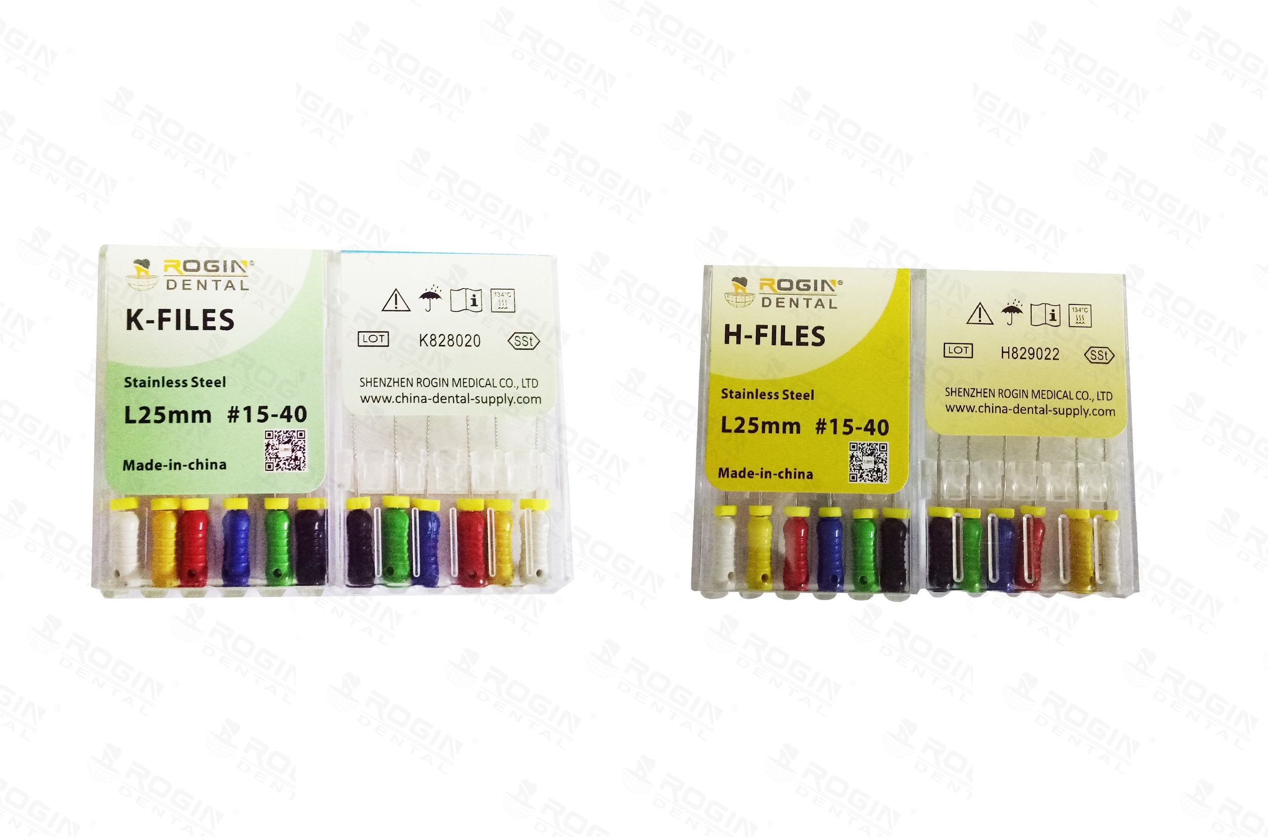K Files Endodontics Stainless Steel Dental Endo Files , Endodontic Hand Files For Explore Root Canal Dental Endo Files
