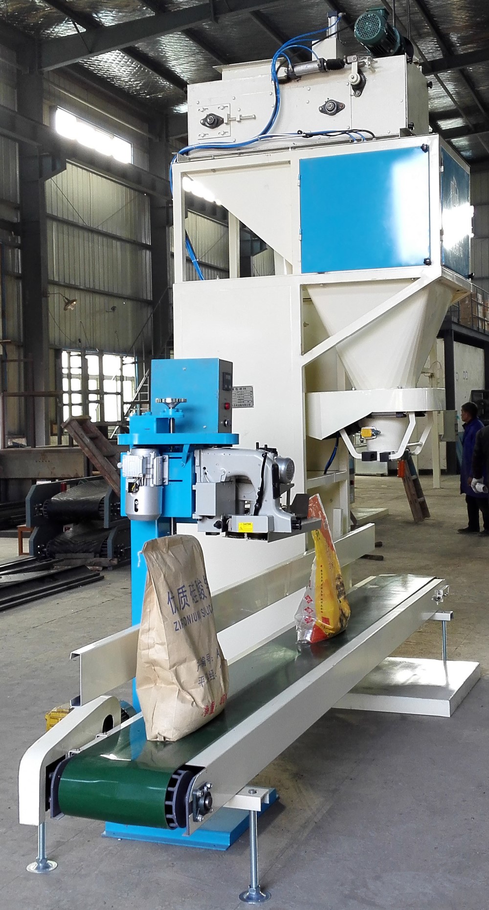 1000kg Belt Type Sandbag Filling And Sealing Machine