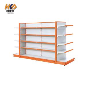 Quality Convenience Store Tidy Gondola Supermarket White Shelving Racks wholesale