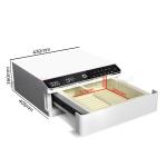 Fingerprint Lock Single Layer Fireproof Jewelry Safe With Auto Open