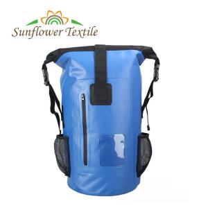 Quality 28X62cm 30L Dry Bag Backpack Custom Color Travel Nylon Waterproof Backpack wholesale