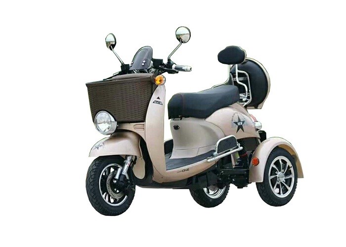 Safe Driving Electric Cargo Motor Tricycle Three Wheel Front Disc Rear Drum Brake