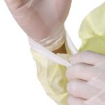 Yellow SMMMS Level 3 Disposable Isolation Gowns Non Woven Hospital