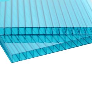 Quality Pc Danpalon De Policarbonato Plastic Twin Wall Polycarbonate Sheet for Green Houses wholesale