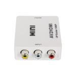 Plastic Mini CVBS To HDMI AV Signal Converter