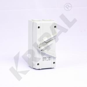 Quality IP66 440V 20A Three Phase Electrical Weatherproof Isolator Switch wholesale