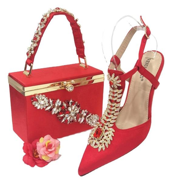 1.5kg Italian Leather Shoes and Matching Bags Set in Napoli with Multiple Color