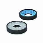 60degree Angle Dia70mm Machine Vision Ring Light Green / Red / White / Blue