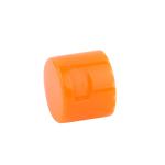 Orange 24/410 Plastic Flip Top Bottle Lids For Cosmetics Sunscreen And Shampoo