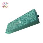 Green Hair Extensions Packaging Box , Cardboard Wig Box Customized Logo
