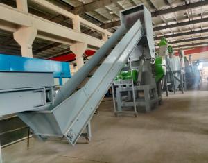 Quality TUV Pet Bottle Recycling Line , SUS304 Plastic Film Pet Washing Line wholesale