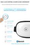 5V 3.4W Electric Eye Massager Vibrating Eye Massager With Air Pressure Function