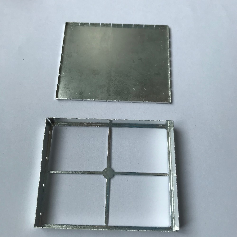 Custom Shield Can Box Enclosure EMI RF Shielding Case SPCC Sheet Metal Parts for Mobile Phone PCB Durable Bending Type