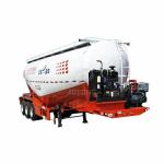 45M3 V Type Bulk Cement Tanker Powder Tank Semi Trailer with 11980*2500*3800mm