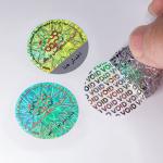 Holographic Security Stamp Safeguard Adhesive Watermark Tax Stamps Anti