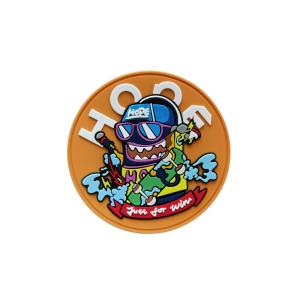 Quality Multi Color PVC Badge Patch Hook And Loop For Clothes Armband wholesale