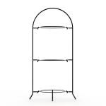 Metal Wire 3Tiers Metal Display Rack Welded Structure