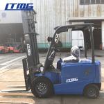 4 Wheel 2500kg Electric Forklift Truck , Battery Powered Forklift Truck