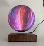 christmas gift promotion magnetic levitation platform starry moon lamp ,