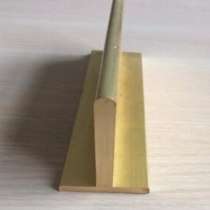Quality Aging Resistant 1000mm Length Brass T Channel For Construction wholesale