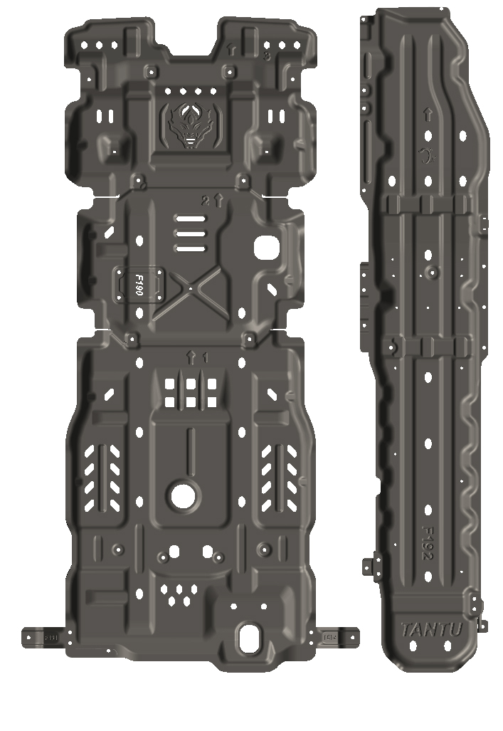 Magnalium Gearbox Transfer Case Engine Guard Skid Plate Protector for 22 Toyota Tundra