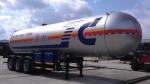 Heavy Duty LPG Tank Semi Trailer Three Axle 55cbm Volume 1 - 10 Mpa Pressure