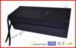 Embossed / Spot UV Square Wine Packaging Boxes , Customized Printed Magnetic