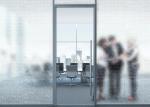 Removable Vinyl Window Covering Film 3D Pixels Patterned Frosted Window Film