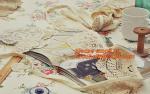 Triangle banner lace bunting flags for decoration, Wedding Party Decoration