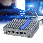 16GB N100 Dual Display Firewall Appliance Barebone 2.5G LAN Fanless Industrial