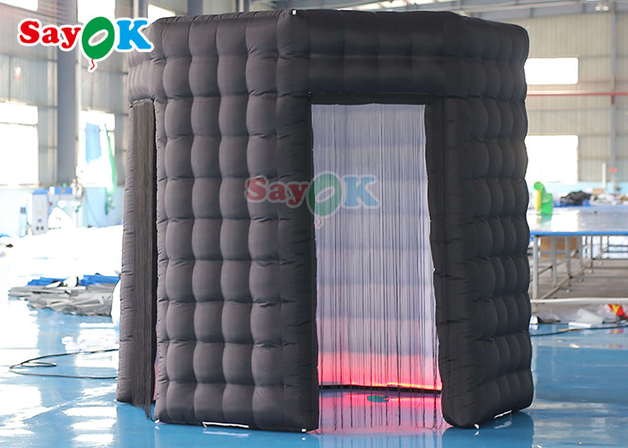 Oxford Cloth Inflatable Photo Booth Enclosure Backdrop Mini Inflatable Tent