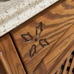 Hotel Villa Solid Wood Kitchen Cabinets Solid Kitchen Units