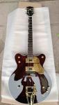 Manufacturer custom made hot semi hollow jazz electric guitar gold hardware in