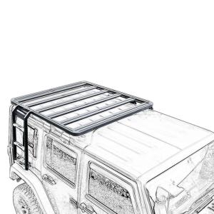 Quality Convenient Roof Rack Powder Coated Jk 201q Renegade Offroad Jeep Commander With Lights wholesale