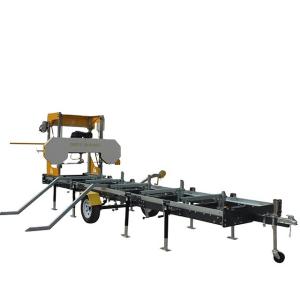 Quality Electric Automatic Sawmill Wood Cutting Band Saw with Trailer Max.Working Width mm 1000mm wholesale