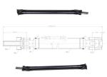 1989-1991 Mitsubishi Montero Transmission Shaft ASSY MB505727 Reman