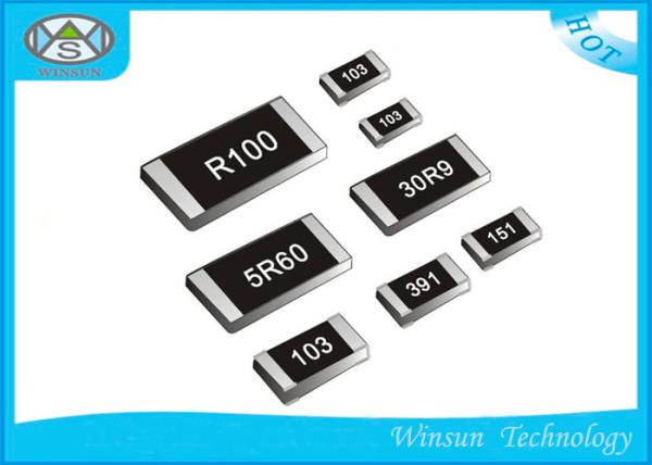 Miniature Metal Oxide Film Resistor 0201 - 2512 High Reliability Thin Film
