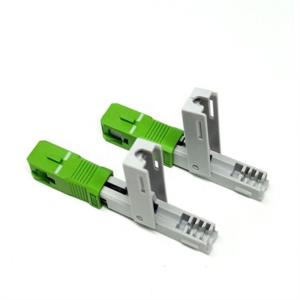 Quality ESC Fiber Fast Connectorr , SC UPC Fiber Connector For FTTH Drop Cable wholesale