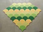 Special Shaped Carved Sound Absorbing Board Wall Decorative Pet Acoustic Panel