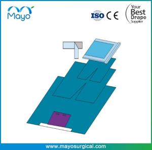 Quality Nonwoven Disposable Surgical Head Drape Pack OEM Customized wholesale