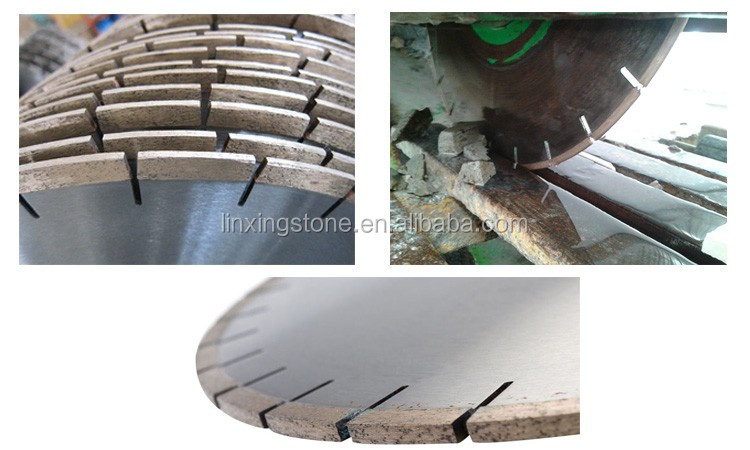 Grooved Cutting Segment for Saw Blade Machine Granite Marble