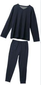 Quality Plain Woven V Neck Long Sleeve Men Black Knit Suit wholesale