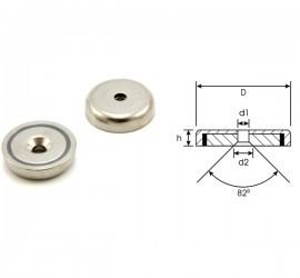 Professional Supplier Best Service Super Strong Natural Pot Magnets with Screews