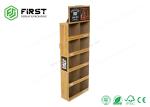 Custom Full Color Print Durable Advertising Carton Stand Cardboard Floor Display
