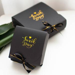 Quality Hot Stamping Logo Foldable Cardboard Paper Jewelry Gift Boxes wholesale