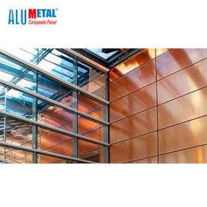 Quality Aluminum Metal Composite Panel 1000mm Anodized Fireproof Copper wholesale