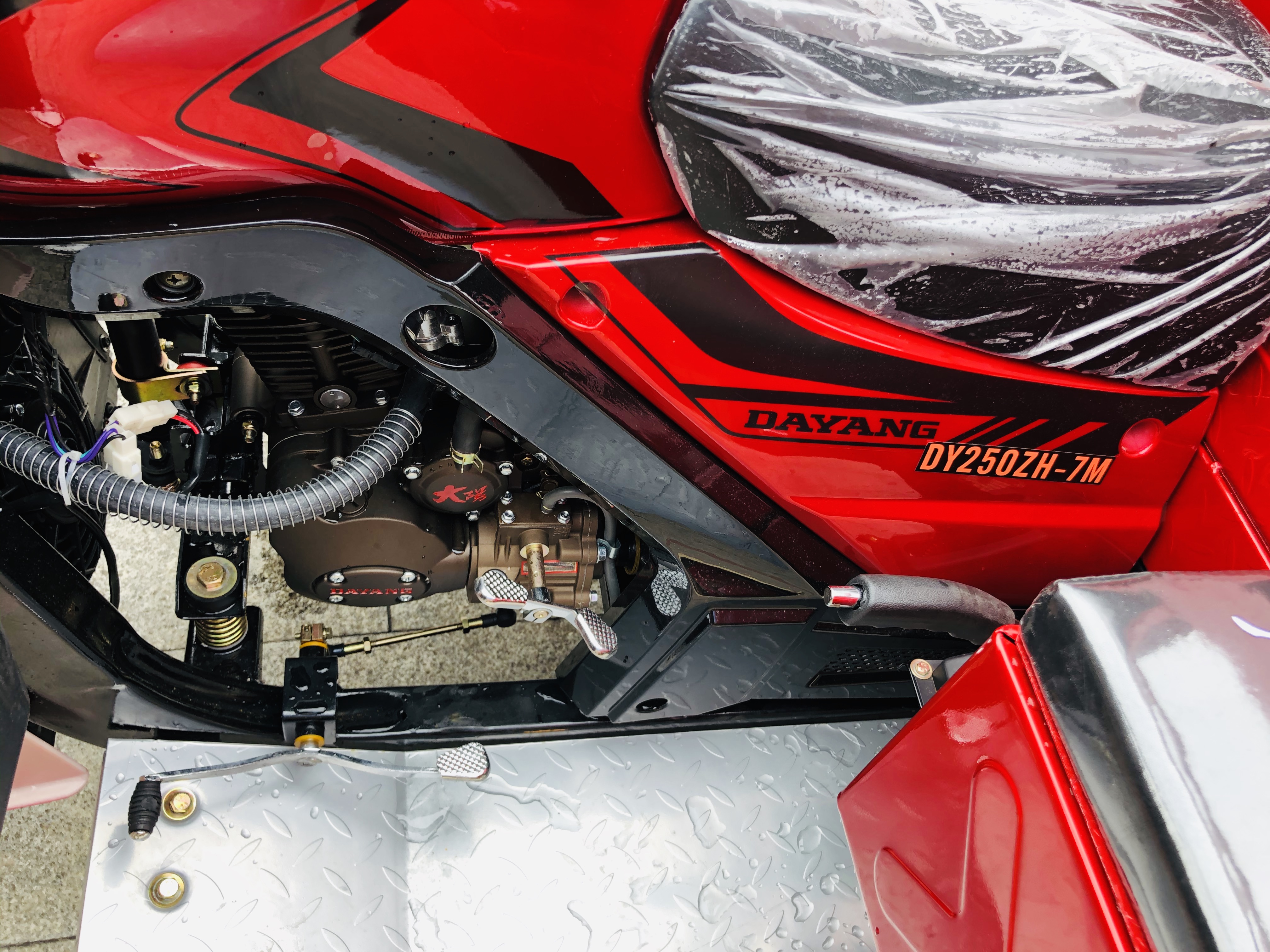 Open Body Type Tricycle with Powerful Engine 200CC/250CC/300CC Three Wheel Motorcycle